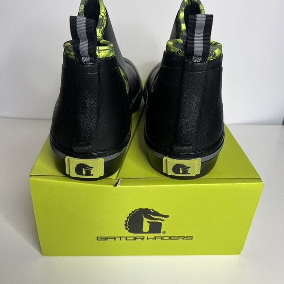 Men's Gator Waders Camp Boots Lime Size 9 - Picture 4 of 6